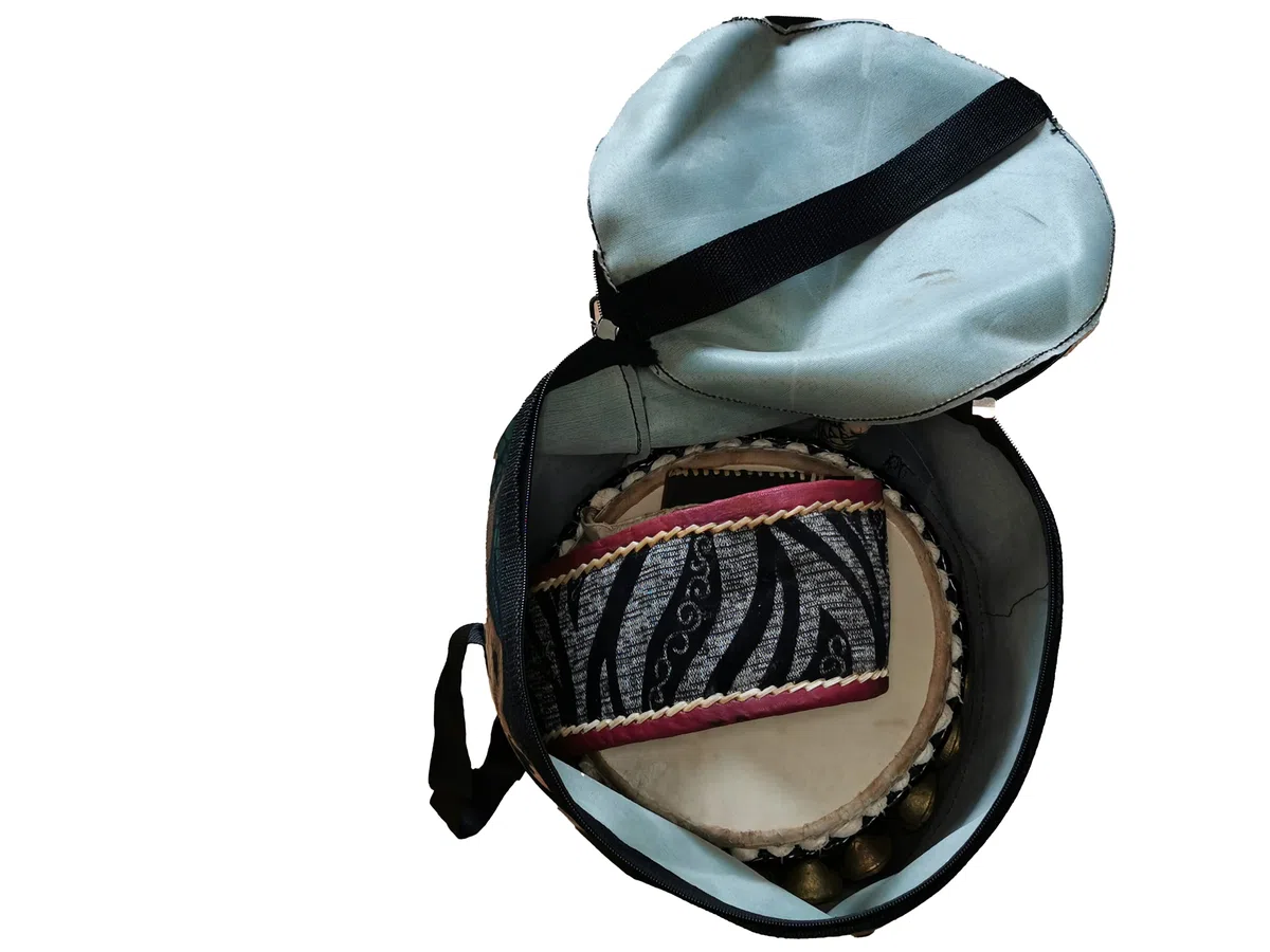 Authentische nigerianische Talking Drum Iya Ilu