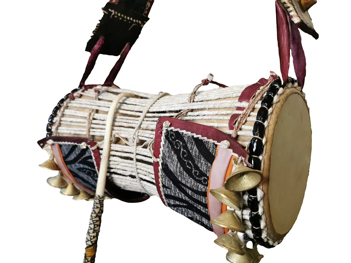 Authentische nigerianische Talking Drum Iya Ilu