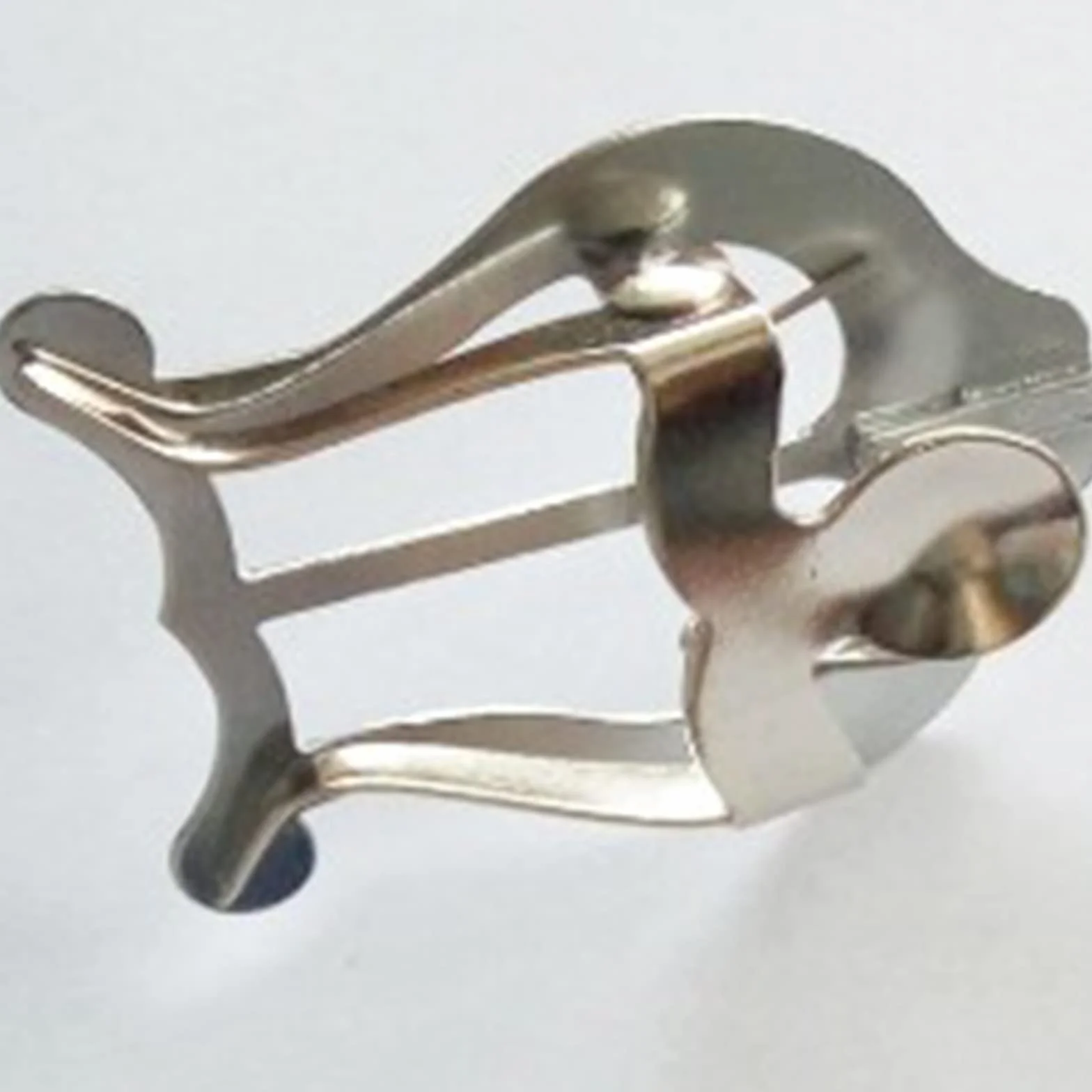 Baoblaze Metallplattierung Marschgabel Notenhalter Lyre für Blasinstrumente Klarinette Saxophone