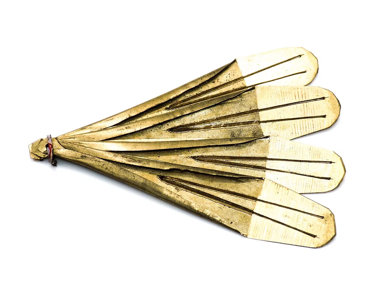 Maultrommel Kou Xiang China Set 4 Stück feines Messing aufeinander abgestimmt Mund leicht zu spielen fein modulierbar Instrument Musik Klang Percussion Weltmusik