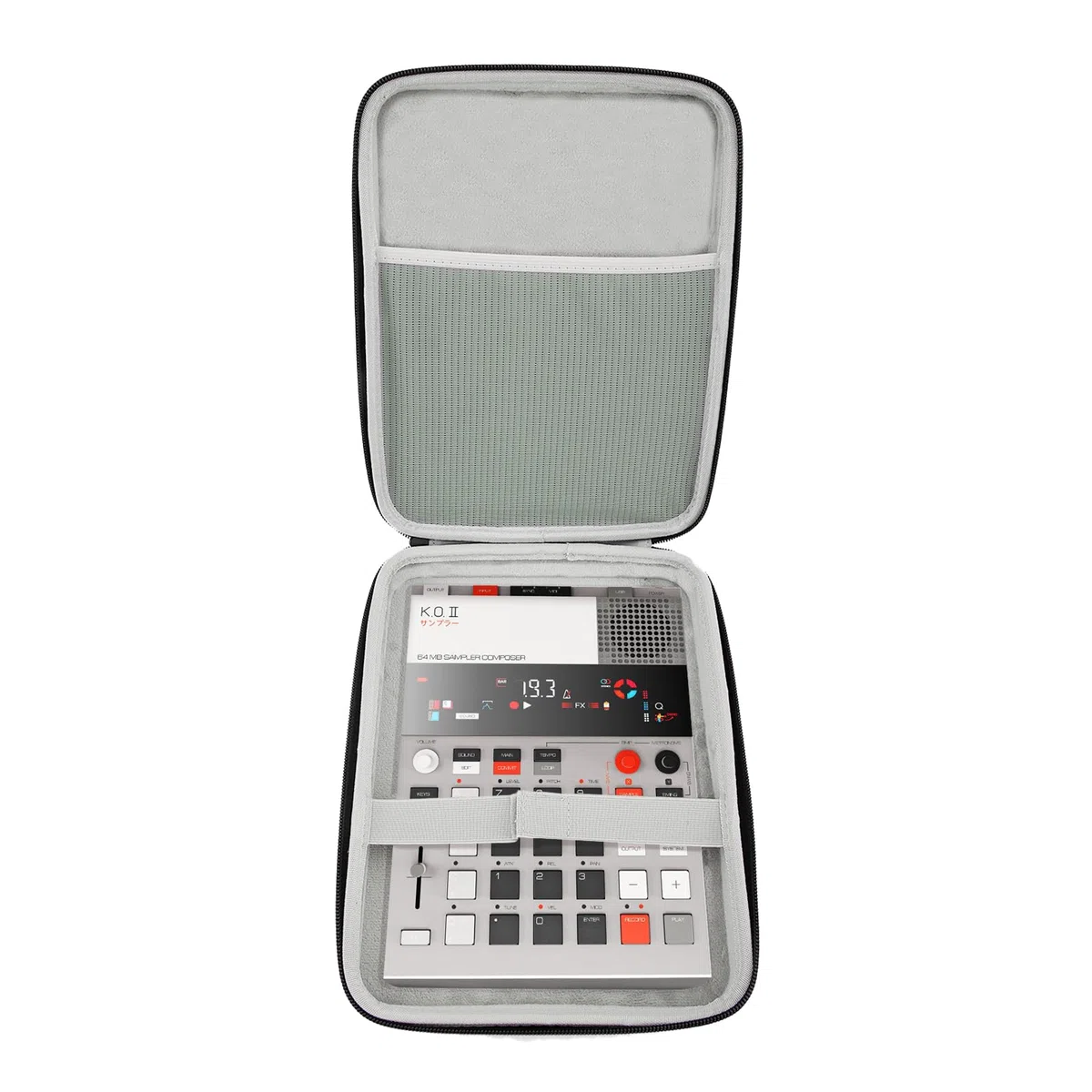 Pocket Operator Bag Teenage Engineering EP-133 K.O. II Hülle Spritzwassergeschützte Schutztasche Tasche für EP-133 K.O II Sampler, Synthesizer, Trommelmaschine Kompakte Taschenbedienerkoffer