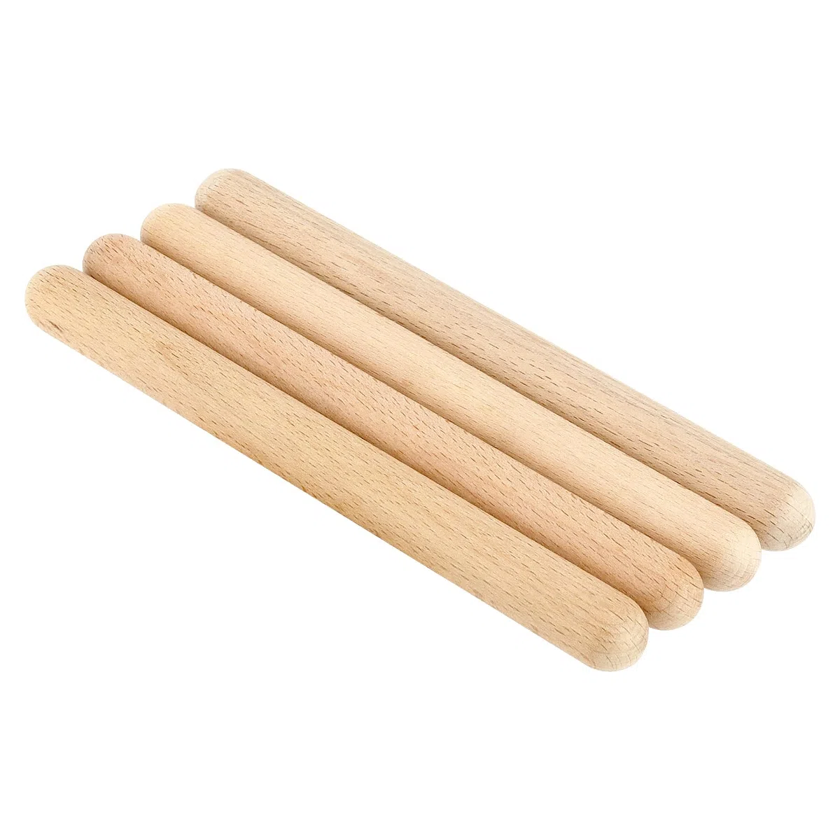24 Stück Holz Klanghölzer 20cm Lang, Klangholz Instrument, Klangstäbe Holz Rhythmusstöcke, Rhythmus Sticks, Klanghölzer Set für Anfängers, Bands, Profis