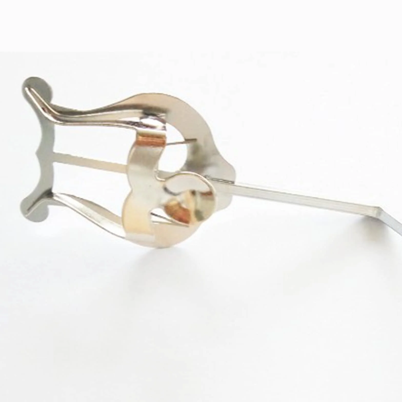 Baoblaze Metallplattierung Marschgabel Notenhalter Lyre für Blasinstrumente Klarinette Saxophone