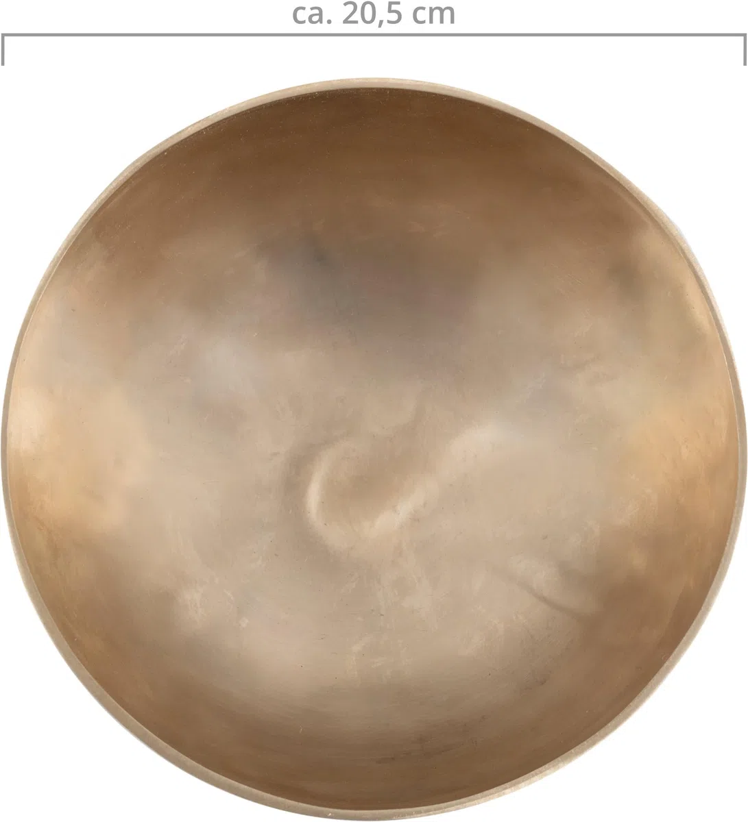 XDrum Therapeutic Klangschale Ton E / 1000 g, Gestimmt auf Ton E, Ca. 20