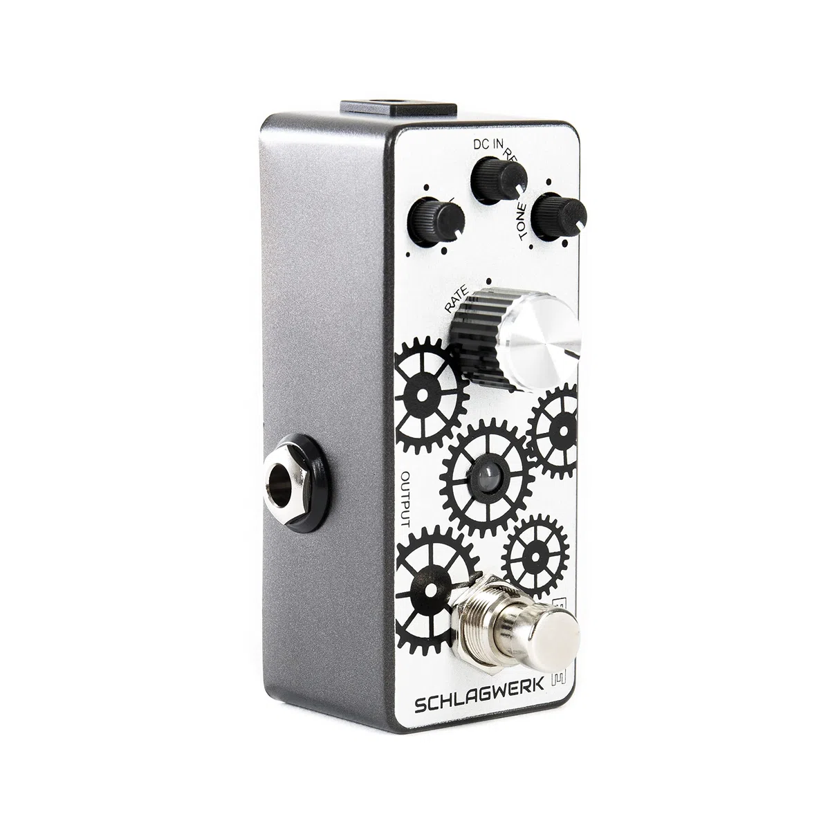 Fame Echo Schlagwerk, Kompaktes Delay/Echo Effektpedal, Geeignet für Gitarren