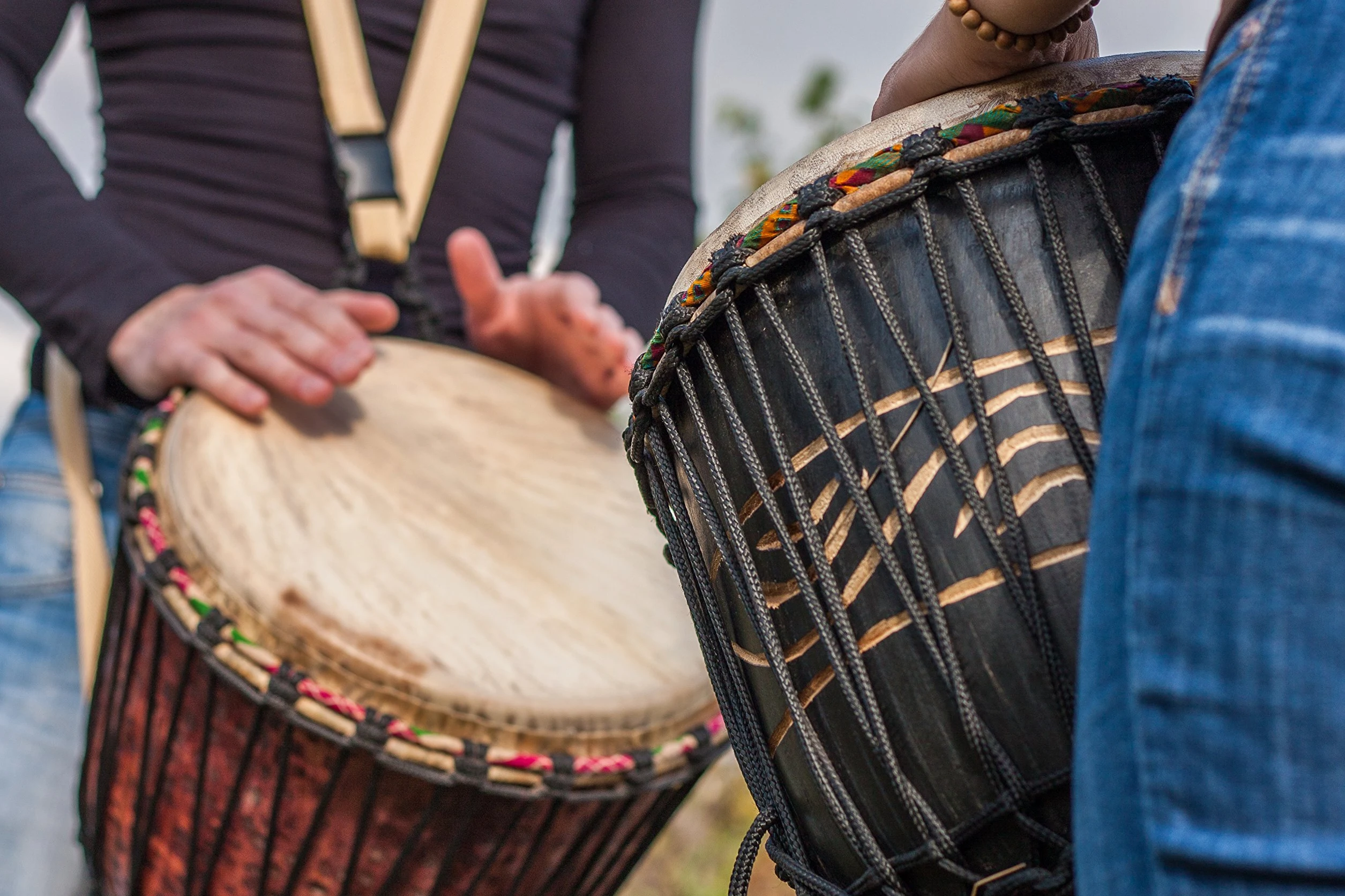 20cm Djembe Bongo Drum Trommel für kleine Kinder Handarbeit Afrika Schnitzerei (Klein Kinder 2-3 Jahre)