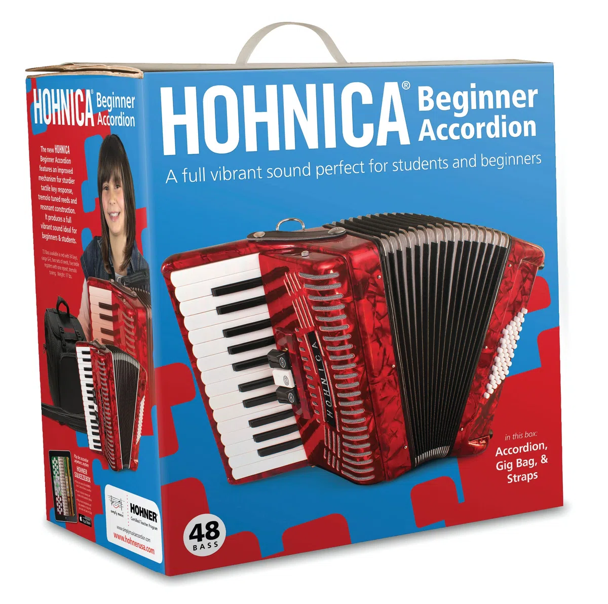 Hohner Accordions 1304-Rot