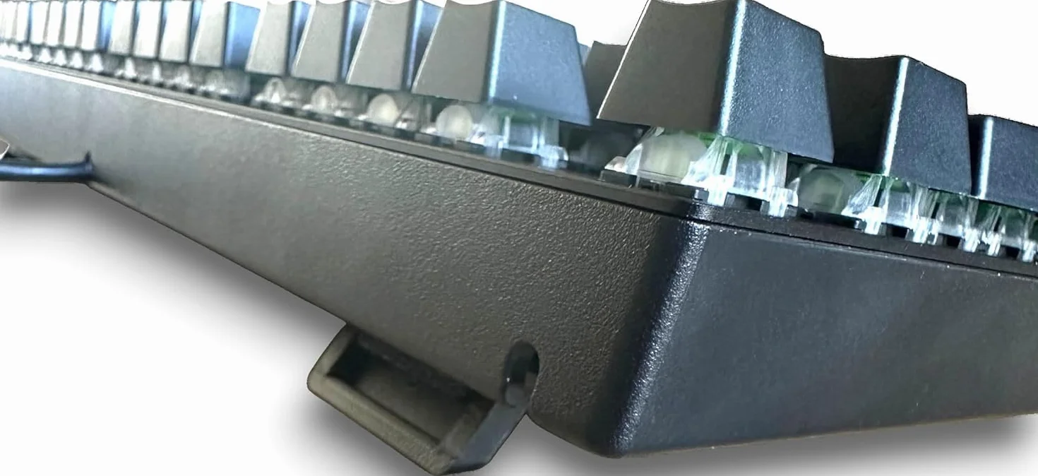 2 Stück Ersatzfüße kompatibel mit Razer Tastatur – Neigungshalterung für Huntsman Blackwidow Ornata Cynosa (BlackWidow V4 Pro)