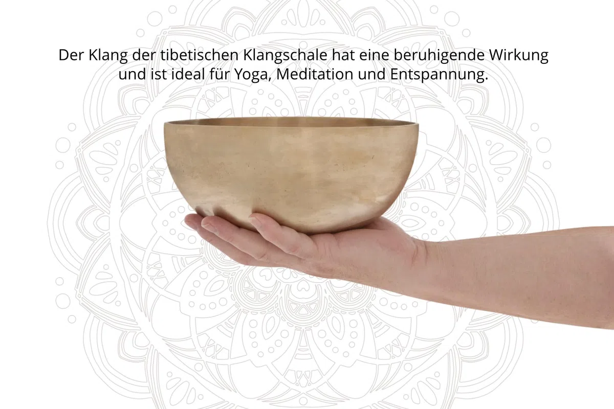 XDrum Therapeutic Klangschale Ton E / 1000 g, Gestimmt auf Ton E, Ca. 20