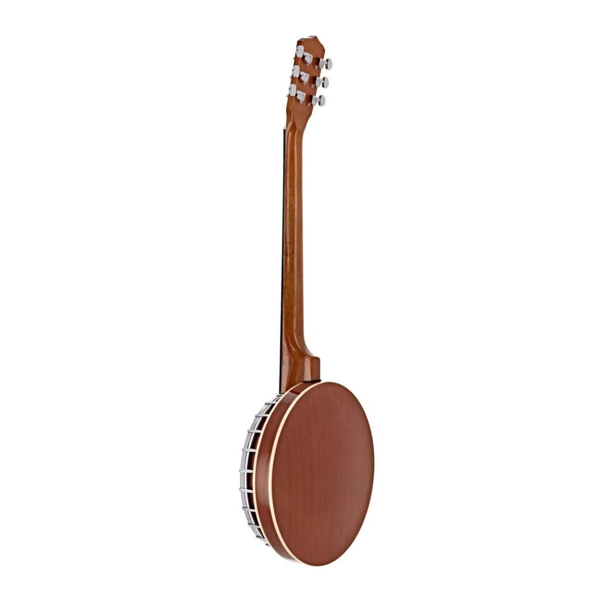 Gear4music Gitarrenbanjo - 6-saitiger geschlossener Mahagoni-Boden