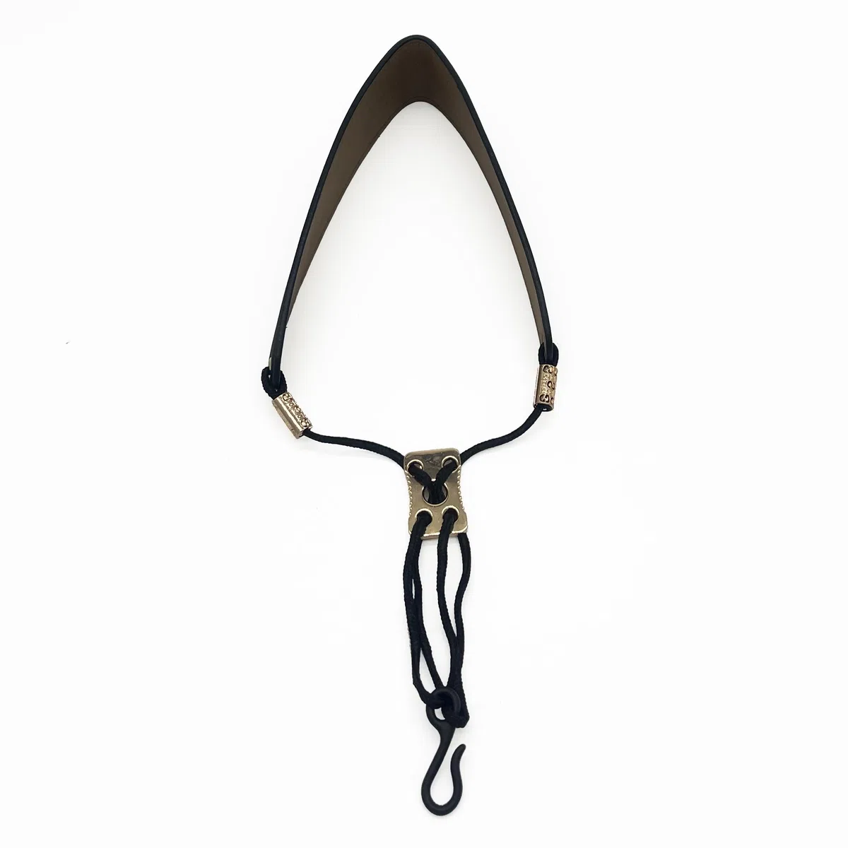 Kindergurt für Klarinette Nackengurt Soundman Kinderklarinette (aus Leder) für Kinder Gurt Strap höhenverstellbar extra stabiler Karabiner kids
