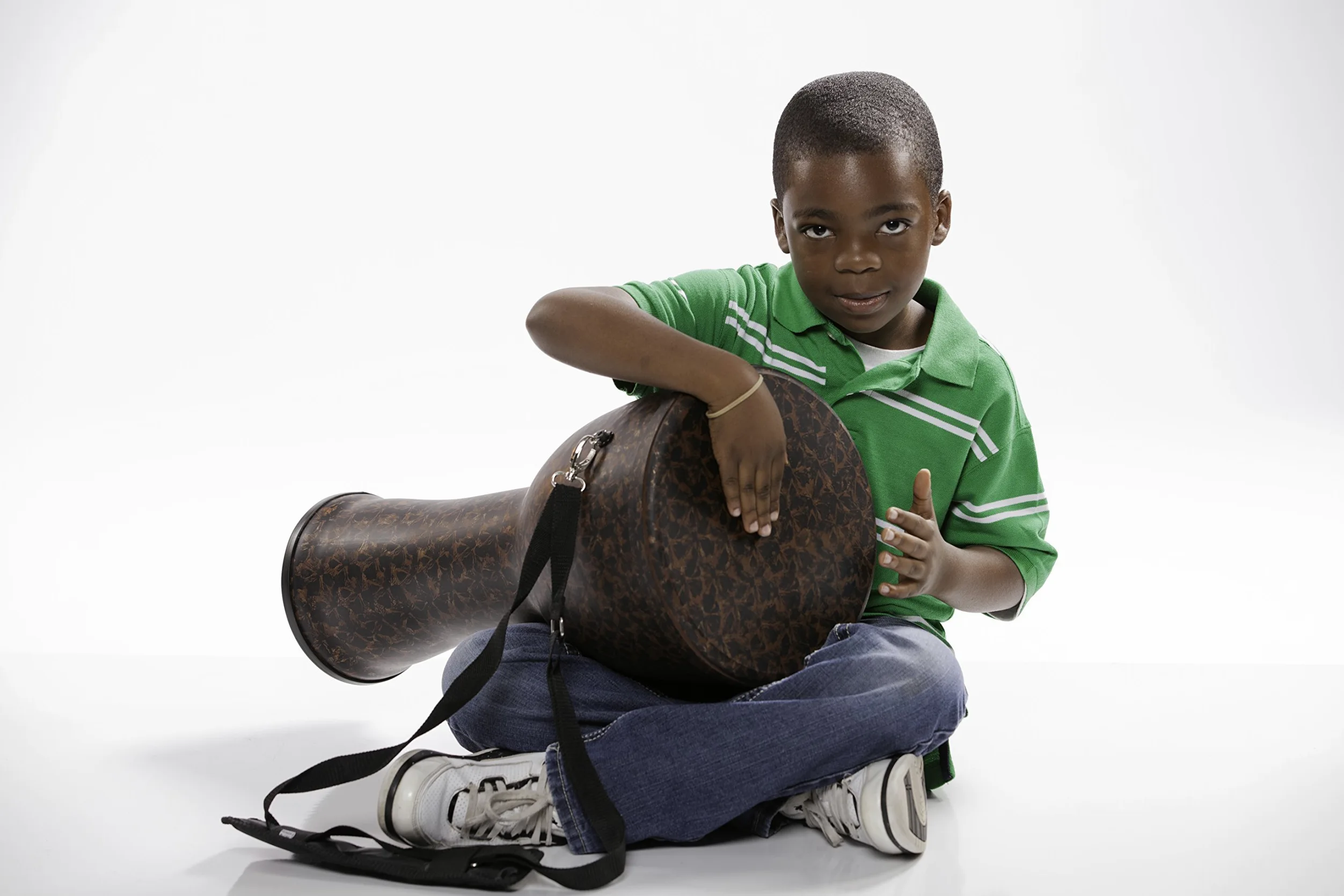 20cm Djembe Bongo Drum Trommel für kleine Kinder Handarbeit Afrika Schnitzerei (Klein Kinder 2-3 Jahre)