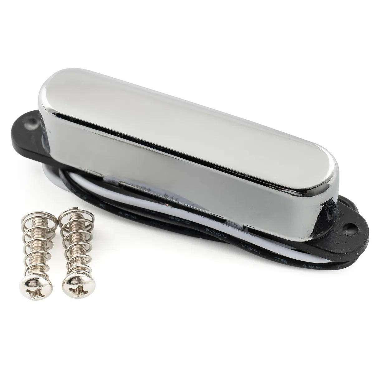 Musiclily Pro TL-60S Alnico 5 Single Coil Tonabnehmer Hals Pickup für Tele Style E-Gitarre, Chrom