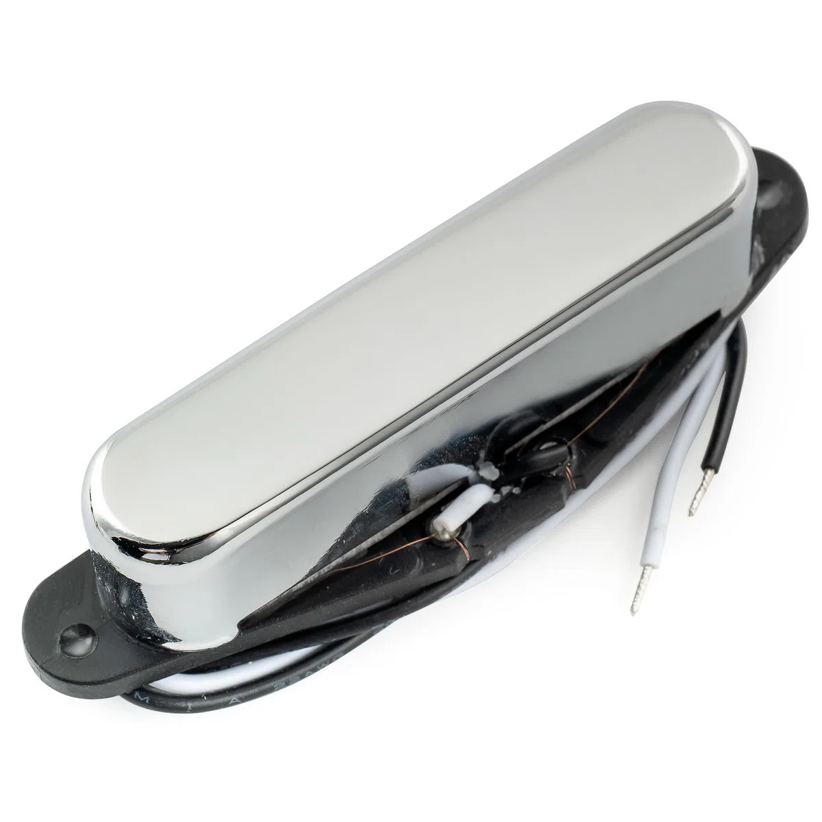 Musiclily Pro TL-60S Alnico 5 Single Coil Tonabnehmer Hals Pickup für Tele Style E-Gitarre, Chrom